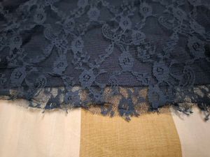 sleeveless blue dress