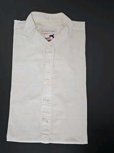 Wrangler Authentic Denim Chinese Collar Shirt