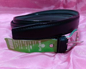 WOODLAND Woman Black Leather Belt