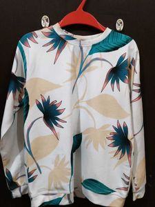 Floral Print Sweatshirt