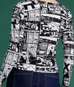 Black n White Long Sleeve Top🤍