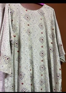 Cotton Printed Free Size Kurta &amp; Dupatta