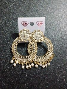 Golden Dangler Earrings
