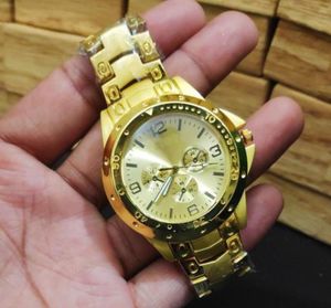 Elegant Gold-Tone Wrist Watch