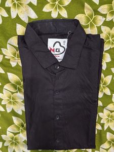 Black Cotton Shirt