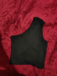Black Off Shoulder Top By SSS