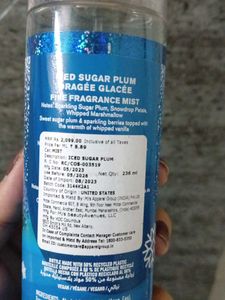 Bbw Iced Sugar Plum Body Mist