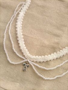Double Layer Cottage Core Choker With Metal Bow 🌷
