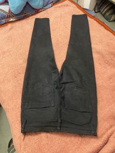 Dark Gray Denim Jeans