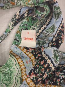 Urbanic Green Scarf Top