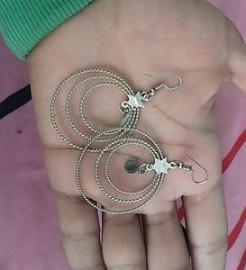 Small Lightweighted Silver Earrings