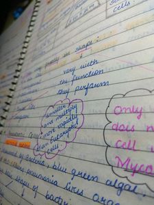 Biology Neat Handwritten Notes