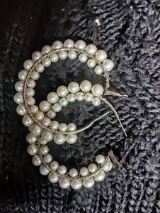 Pearl Loop Earring