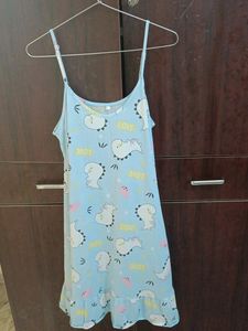 Sky-blue Nightdress Size L