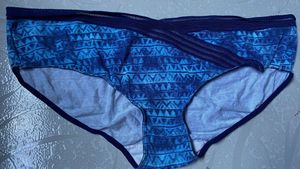 Blue Hipster Panty - Tribal Print (Size-XL)