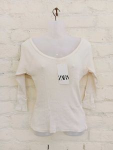Cream Top - New with Tags