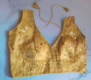 Gold Embellished Blouse