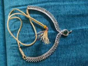 Studded 1 GM gold neck piece - Choker