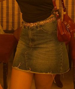 Denim Co. Short Vintage Skirt