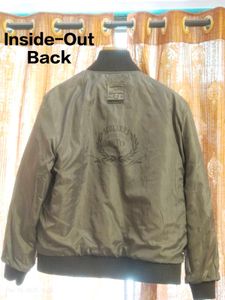 Silver Grey Bomber Jacket