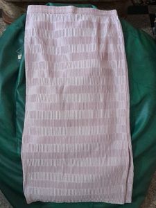 Shimmering Crepe Full Lenght Skirt, 32"