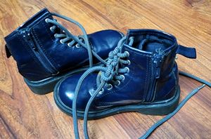 Zara Blue Boots for kids Used