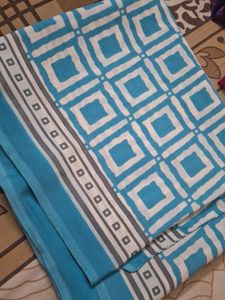 Geometric Print Designer Saree