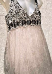 Chilli Coutour Grey Dress/ Dresses For Rs.99 Only