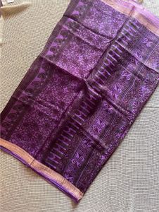 Purple Shade Silk Saree