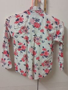 Nice White Full Shirt for kids