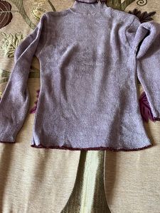 Partywear Sweater High neck For Women