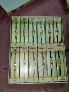 24 Designer Rakhis With Individual Box Packing