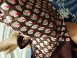 Elegant Red Saree(Georgette)