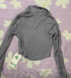 Crop Top Grey