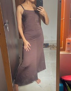 Newme brown dress