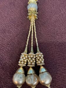 Gold Tassel Bag Charm