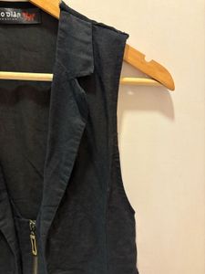 Stylish Black Imported Vest