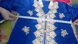 Back Nd Front Embroidery Sherwani Type Suit