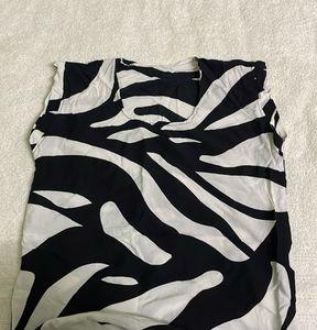 Zebra Print Top For Women’s
