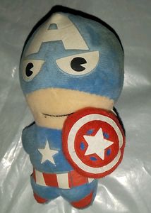 Captain America Plushie Keychain Marvel SoftToy DC