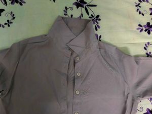 Lavender Button-Up Shirt