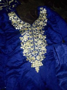 Beautiful Kurta Set With Gota Work