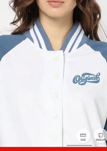 Colour block winter jacket