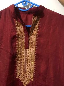 Elegant Red Churidar set