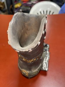 Resins Cute Pup with Planter in Shoe Design Resin