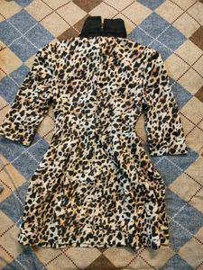 Leopard Print Mini Dress