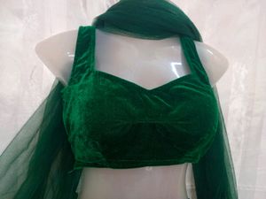 Green Lahenga Choli