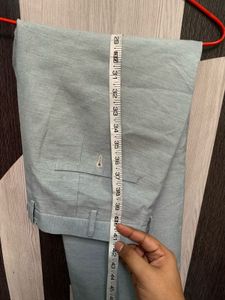 bell bottom Men&#39;s Light Blue Casual Pants