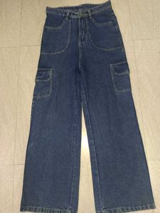 Wide Leg Denim Jeans