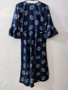 Bell Sleeves Midi Dress